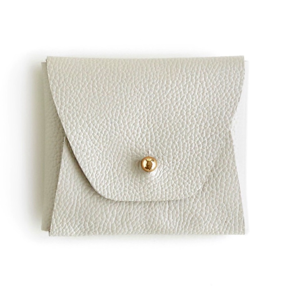 Minted | Luxurious 100% Pebbled Leather Coin Purse | NEW!